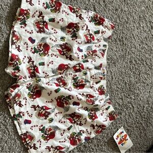 Vintage 1998 Looney Tunes Tazmania Christmas Boxers Size XL